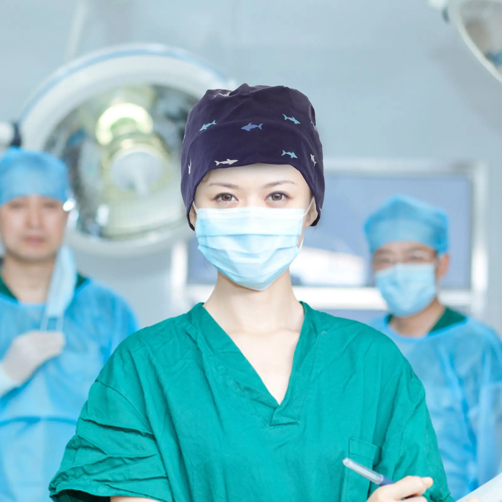 Chirurgische pet Hoed Schattige cartoon Absorberend zweetafdruk Absorberende zweetkap Caps Unisex Uniform