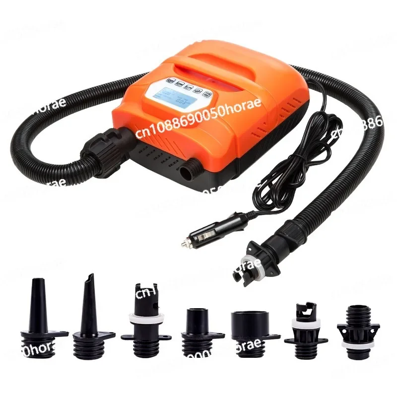 Rubber Boat Portable SUP Pulp 20psi Electric Air Pump, High Pressure 12V Car Air Pump