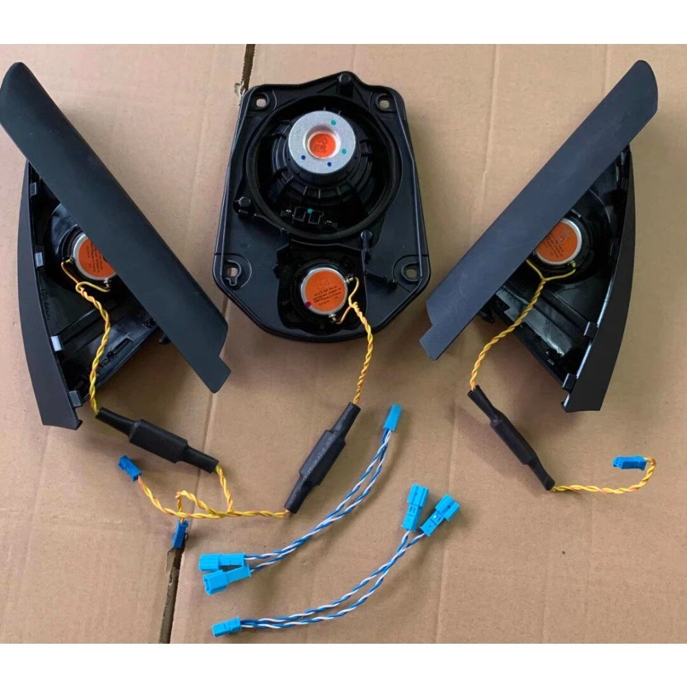 8 Pcs High Quality Speaker Set For BMW X3 G01 2018-2021 Left Right Front Windshield Tweeter Hifi Speakers Upgrade Set High Range