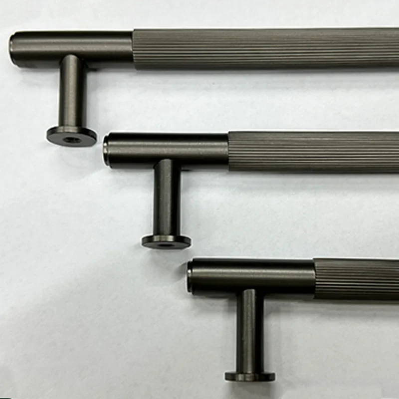Brass Kitchen Drawer Handles Deep Gray Furniture Handles Round Knobs American Cabinet Door Drawers Cabinet Handle and Knob