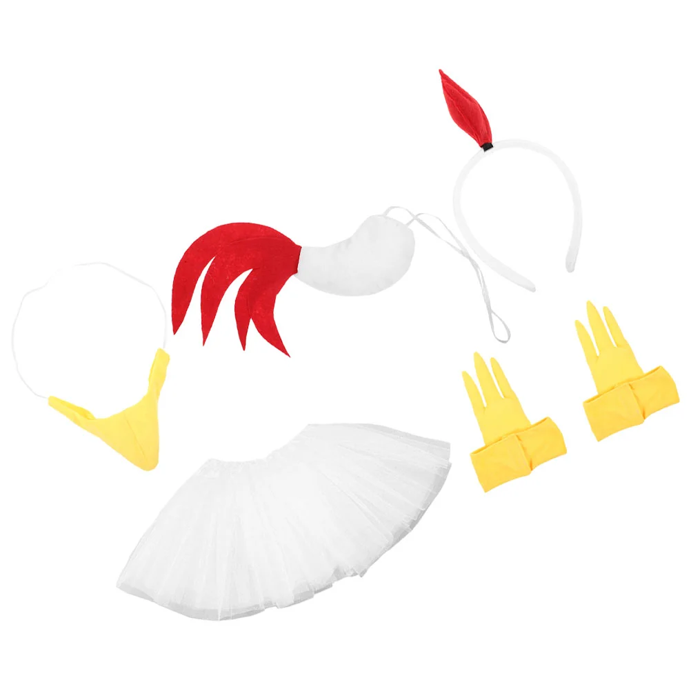 

1 Set Of Easter Headband Chicken Cosplay Accessories Animal Costume Props Easter Headband Cartoon Easter Dress Up Easter Head Ba