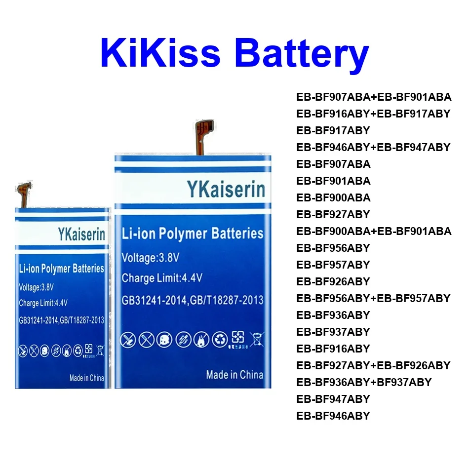 

Battery For Samsung Galaxy Z Fold 1 F9000 F901 F907n W2020 2 SM-F916 5 3 6 4 5G 2020 EB-BF916ABY EB-BF927ABY EB-BF917ABY