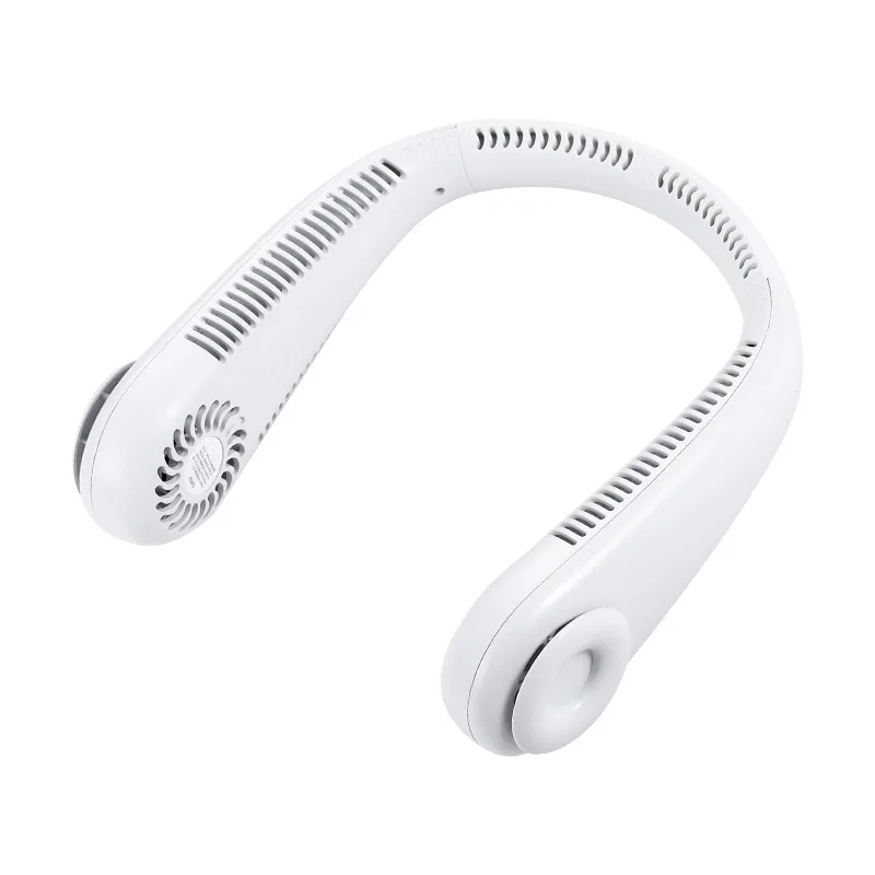 Customized. Popular Refrigeration Halter Little Fan Portable Lazy USB Charging Bladeless Fan Halter Fan