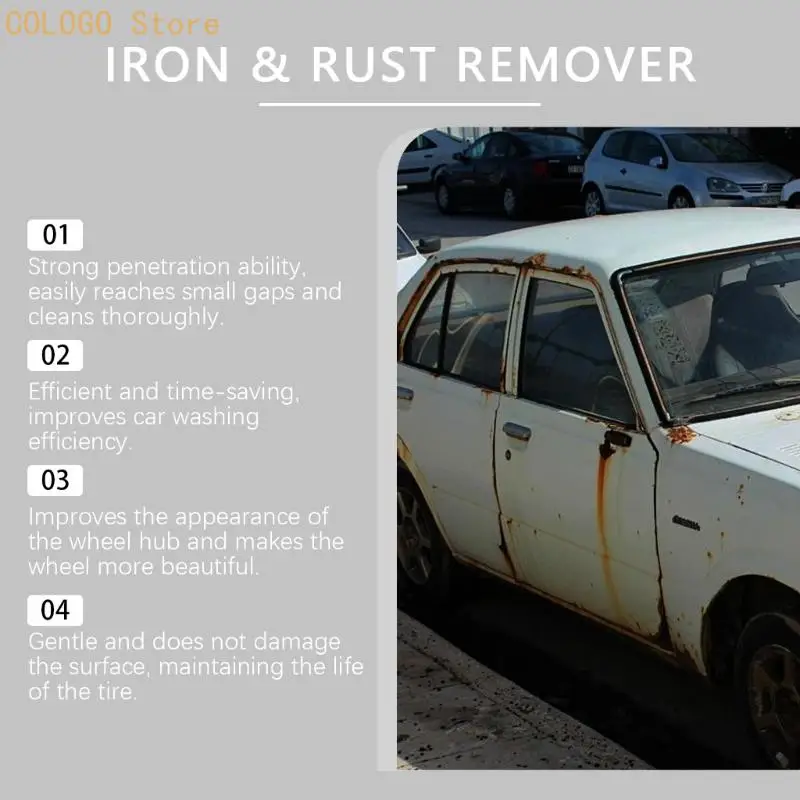 Fast Acting Automotive Oxidation Care Rust Remover 120ML Eliminates Hard Oxidation And Delivers Bright Finish D0LD