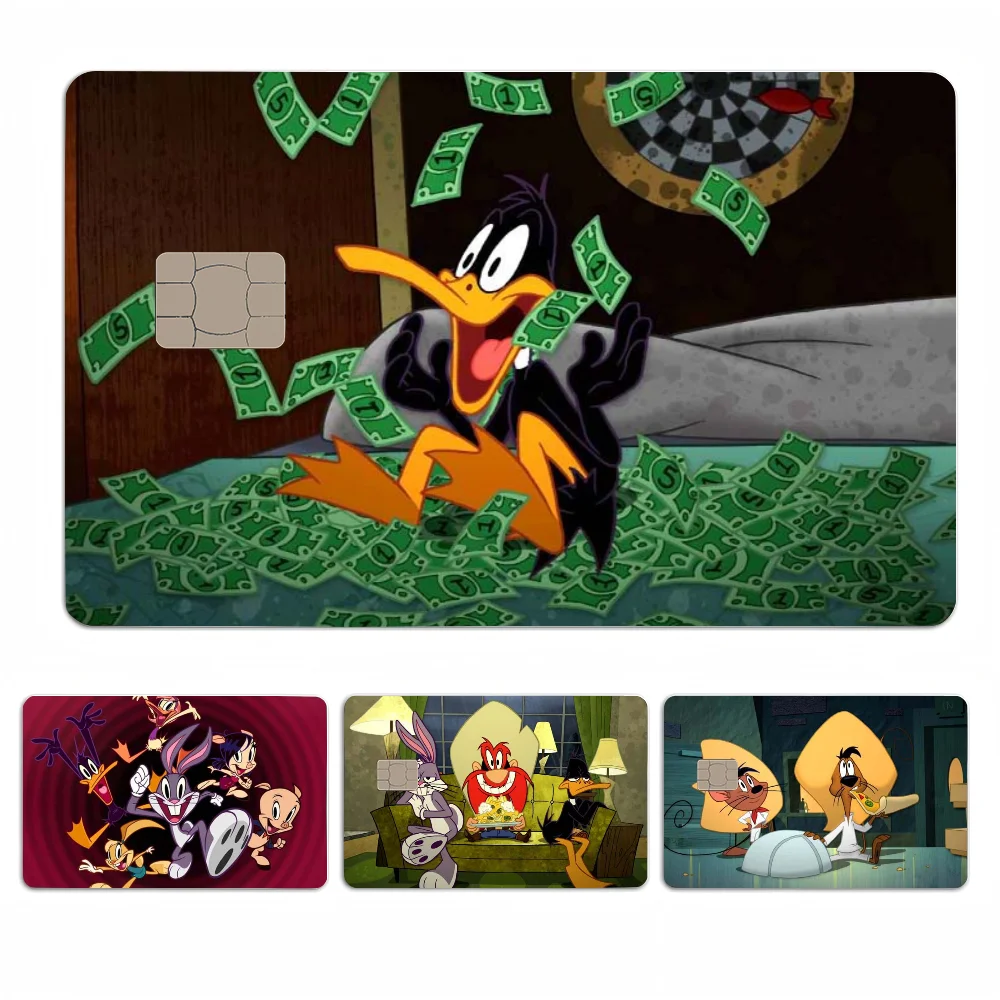 D-Daffy Duck Matte Film Cover Skin Aufkleber für Kreditkarte Bank Debit Bus Karte