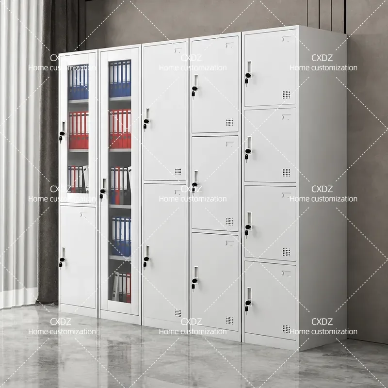 Single door office cabinet  Data filing cabinet Staff locker Narrow simple storage cabinet with lock