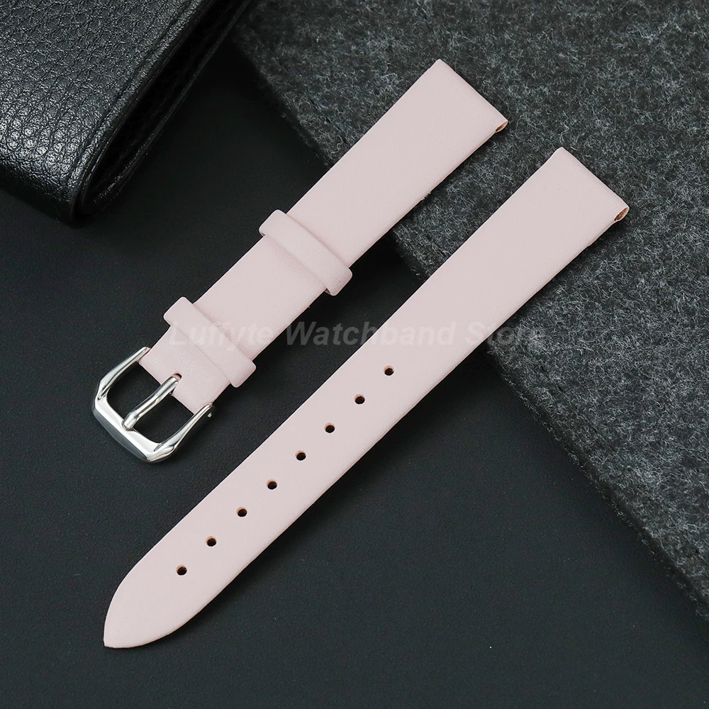 Damen-Uhrenarmband aus PU-Leder, 14 mm, 16 mm, 18 mm, 20 mm, 22 mm, universelles Ersatzarmband für Damen-Armbanduhren, bequem