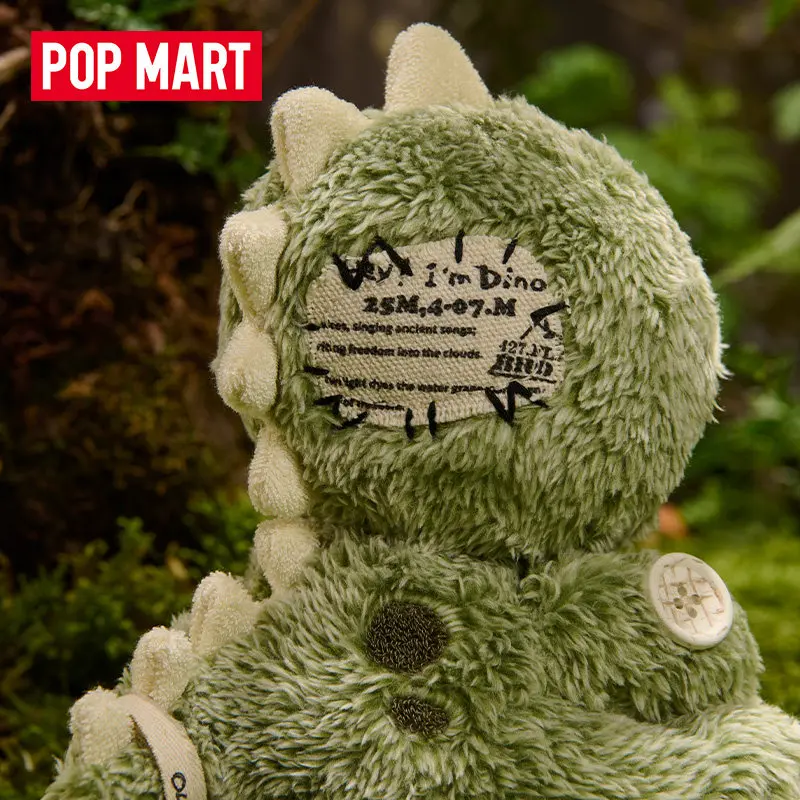 POP MART Hirono Dino Plush Doll Pendant Series Blind Box Toys Kawaii Anime Action Figure Surprise Mystery Box Dolls Gift view 5