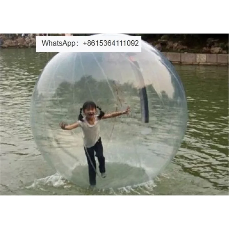 Pvc inflable de la burbuja del fútbol de la bola de la bola de la bola del rollo que camina del agua de 2M