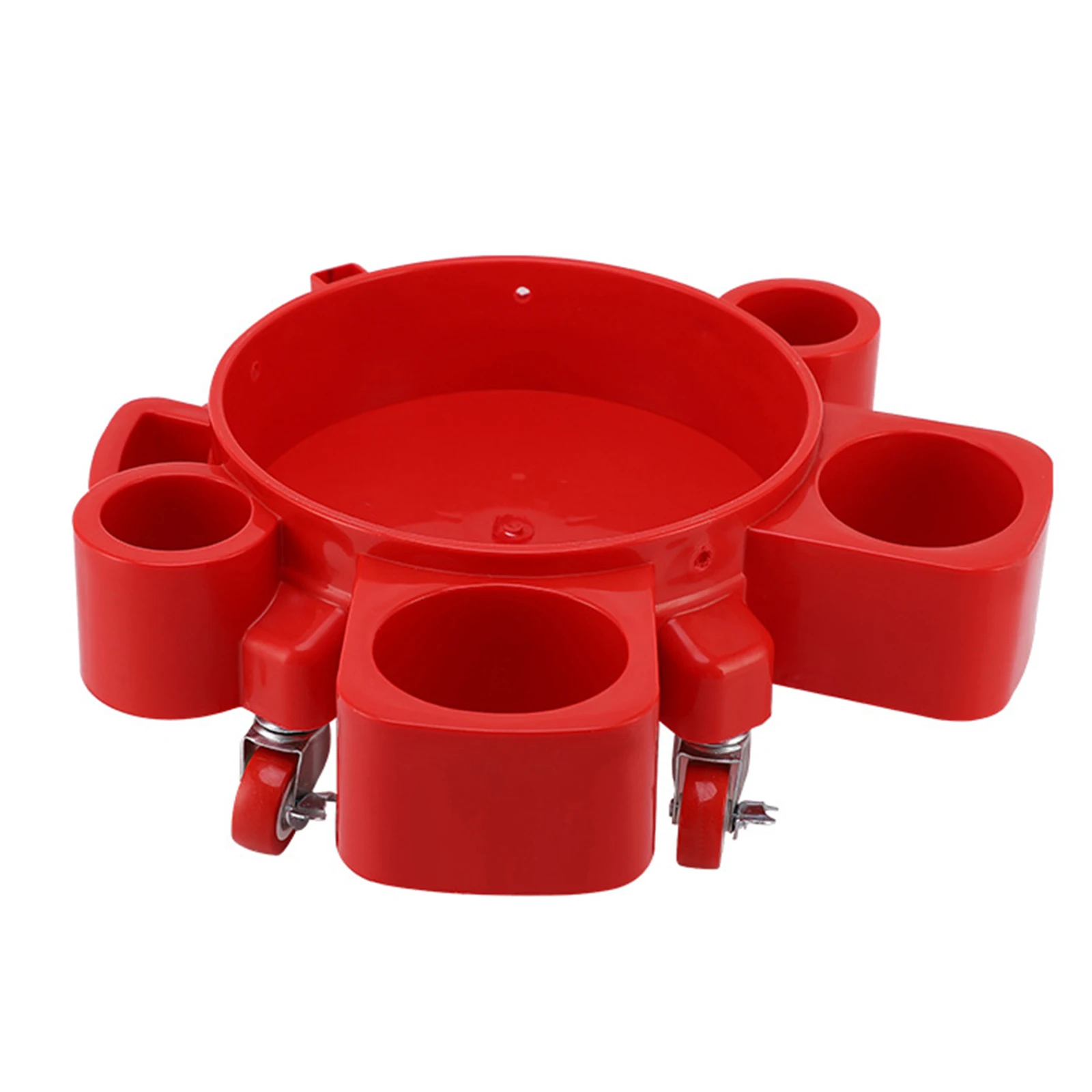 

Ведро для мойки автомобиля на 5 колесиках с поворотом на 360 градусов ° Вращающаяся тележка для тяжелых условий эксплуатации, совместимая с ведрами для мойки автомобилей объемом от 3,5 до 5 галлонов