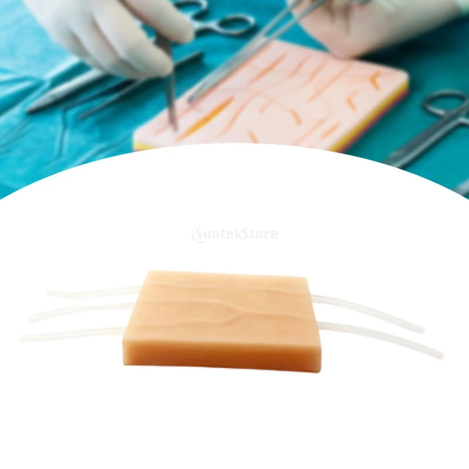 Венепунктурная инъекционная тренировочная площадка, имитация человеческой кожи, устойчивая к разрыву, портативная для студентов, медсестер, тренировочная модель наложения швов