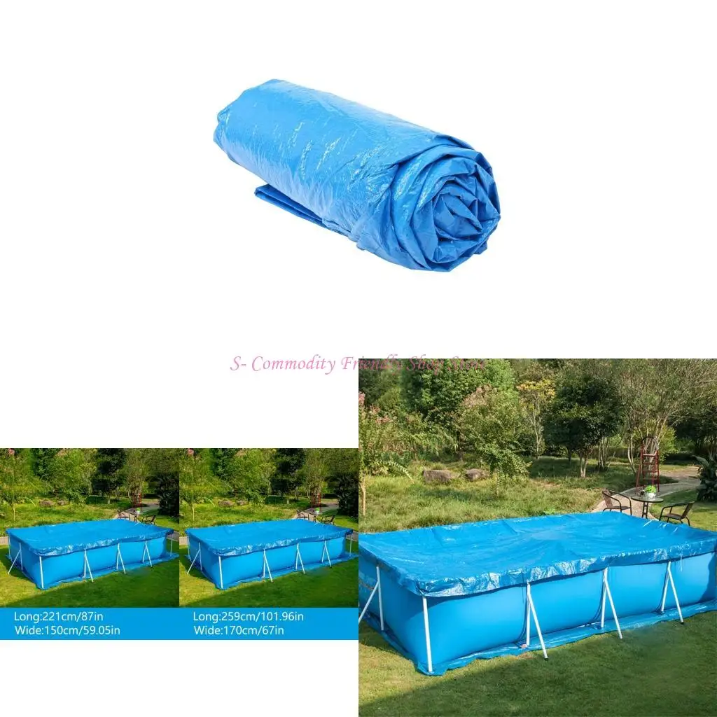

85AE Tear Resistant Pool Cover Elastic Corner Straps Complete Seasonal Protections