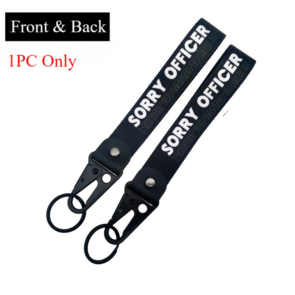 Warning Key Tags Keychain Quotation Phrase Word Car Key Chain Pendant Jewelry Gifts For Men Women Lanyard Motorcycle Accessories