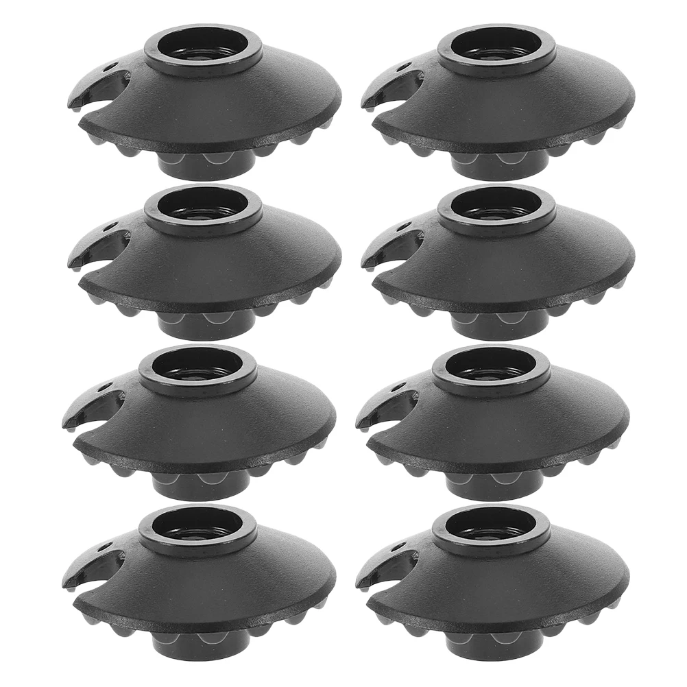 

8 PCS Trekking Pole Accessories Hiking Walking Stick Replacement Kit Snow Mud Baskets Round Attachments Outdoor Camping Gear