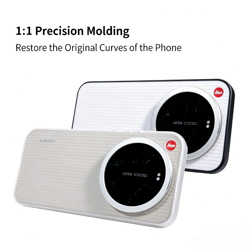 Funda de rejilla AIUV para Xiaomi 17 Ultra versión Leica, anillo de zoom giratorio, funda magnética de protección, semi transparente 6