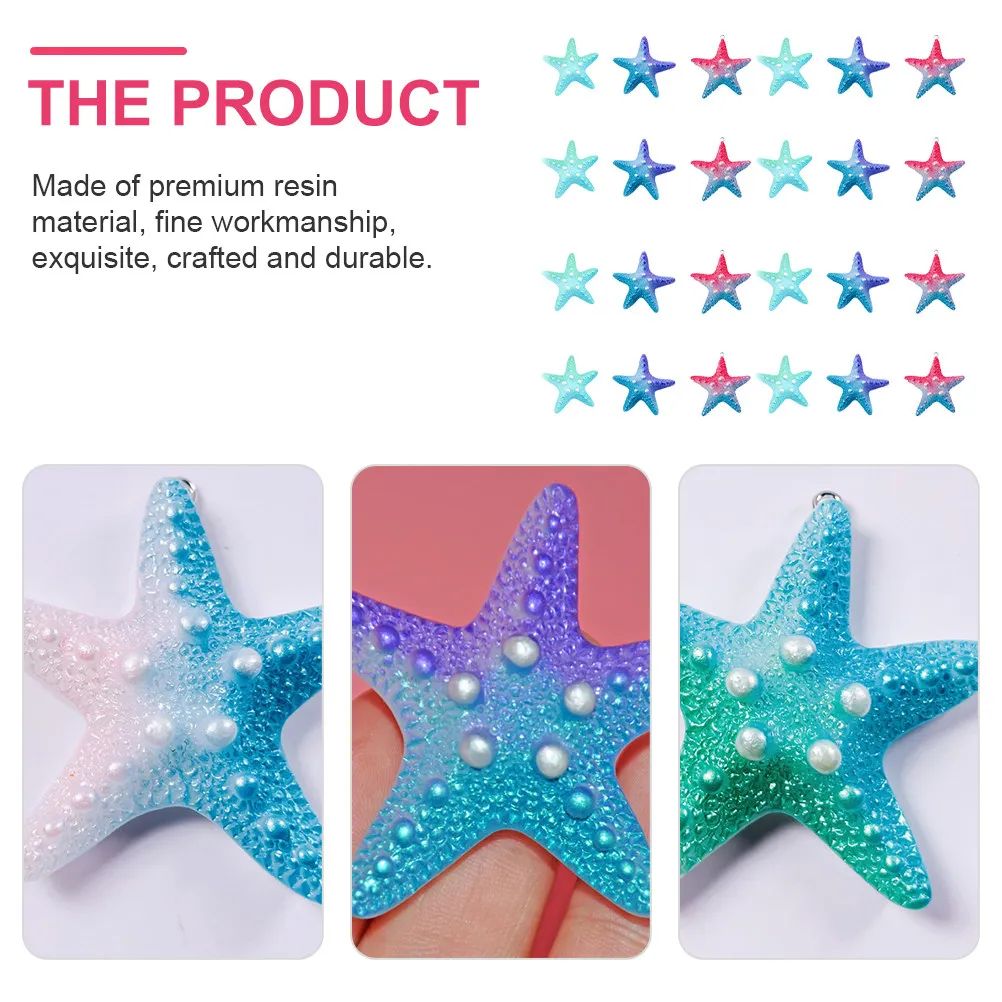 

30 шт. подвесок в форме морских животных, премиум-класса, из смолы, для самостоятельного изготовления украшений, декоративные подвески для браслетов и сережек