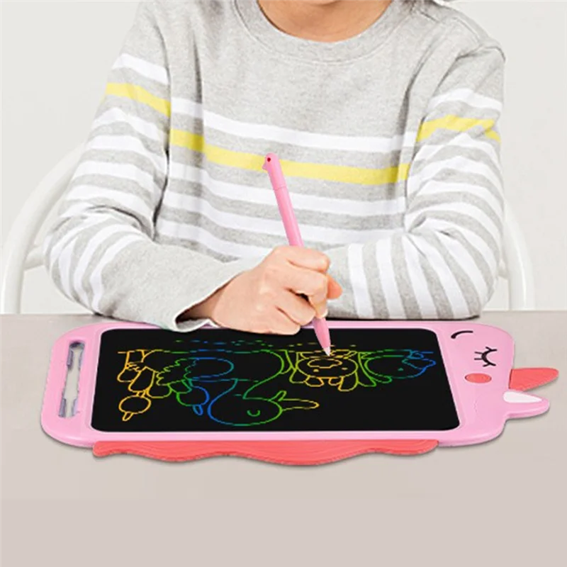 N88R 10 Inch Handwriting Tablet Children's Smart LCD Writing Tablet Colorful Handwriting Cartoon Graffiti Writing Tablet,A Durab
