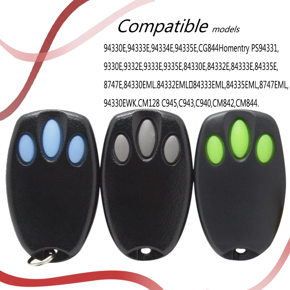 20PCS Chamberlain 94335E 1A5639-7 D-66793 433.92MHz Garage Door Remote Control 84335E Door Keychain Barrier