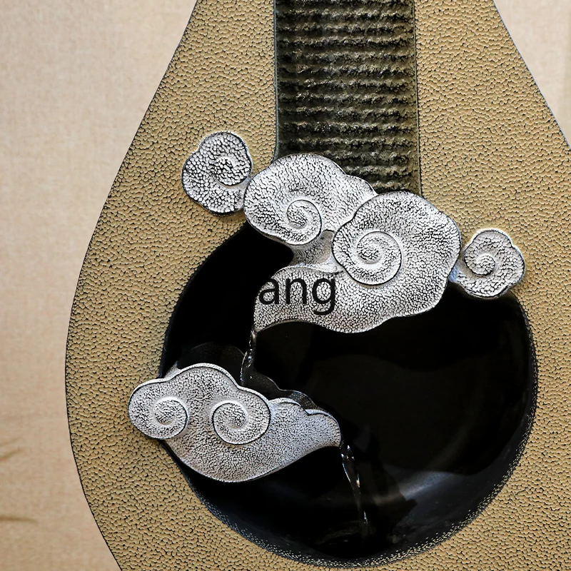 LTT Indoor New Chinese Style Floor Water Flowing Ornament Decoration for Living Room TV Cabinet Side Decoration