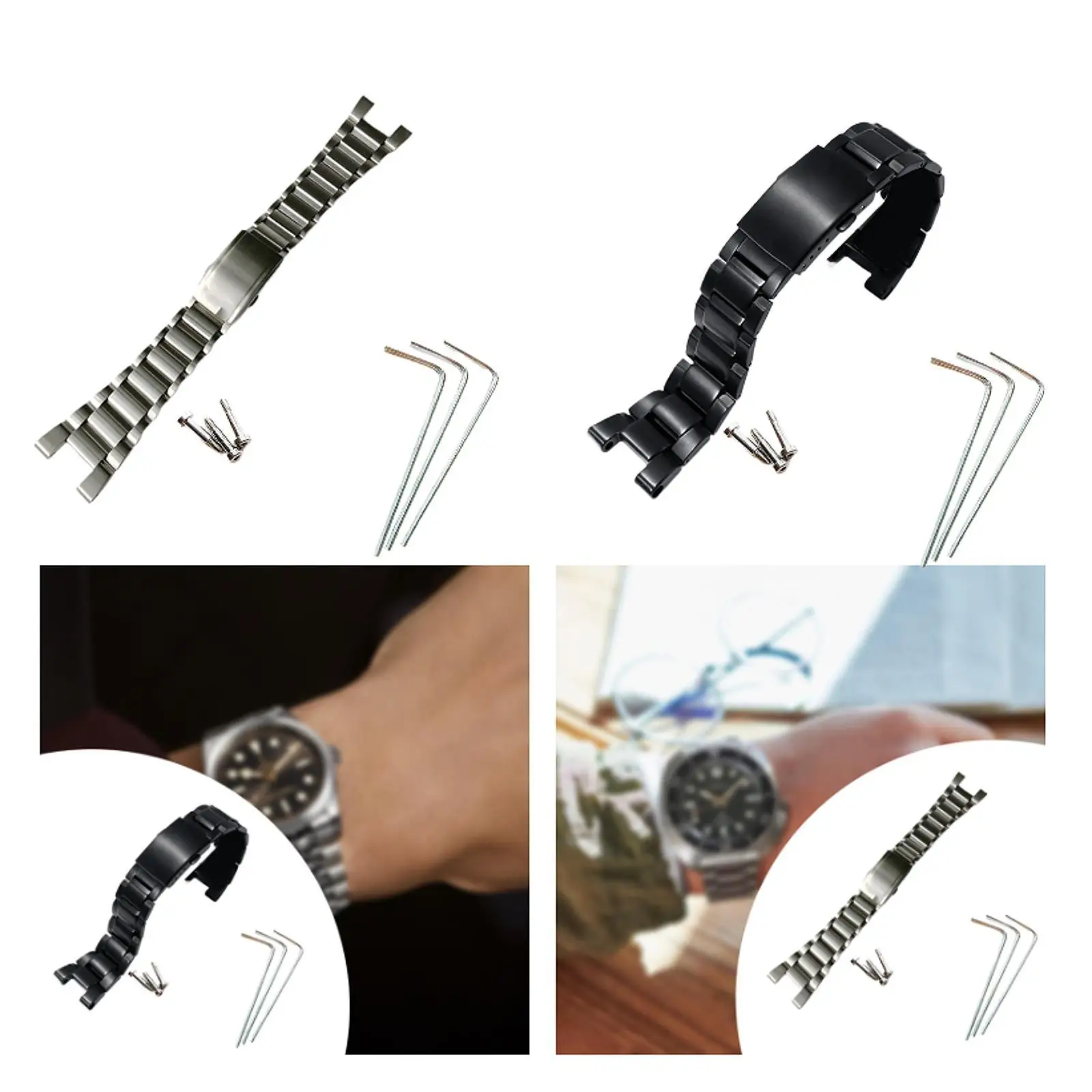 

Аксессуары для ремешков для часов из нержавеющей стали Классический универсальный ремешок для наручных часов