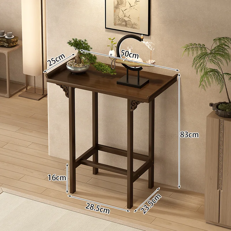 Xuanguantai Foyer Table Household Incense Case New Chinese Simple Living Room Strip Case End View Table Light Luxury Modern