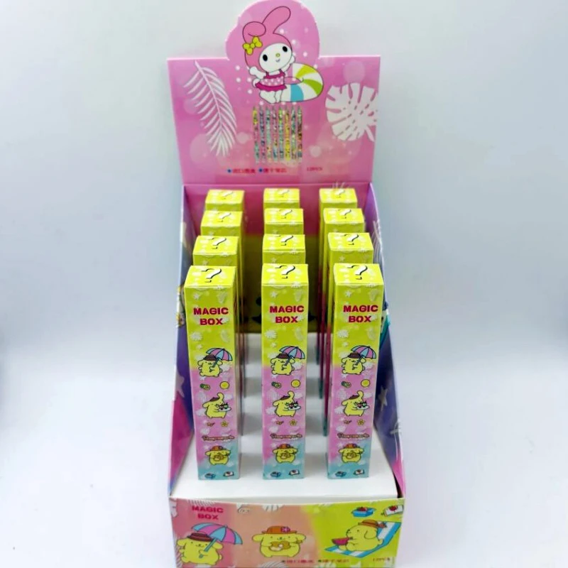 

24 шт./лот Sanrio Keroppi Kuromi Melody Press гелевая ручка милые 0,5 мм черные чернила нейтральные ручки рекламный подарок офисные школьные принадлежности