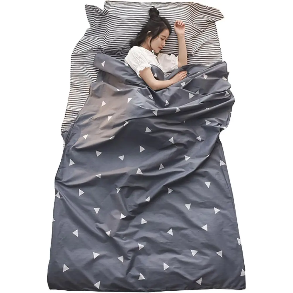 Bag Liner Cotton Camping Travel Sheet Sleep Sack Adult Hostels Outdoor Picnic Planes Trains