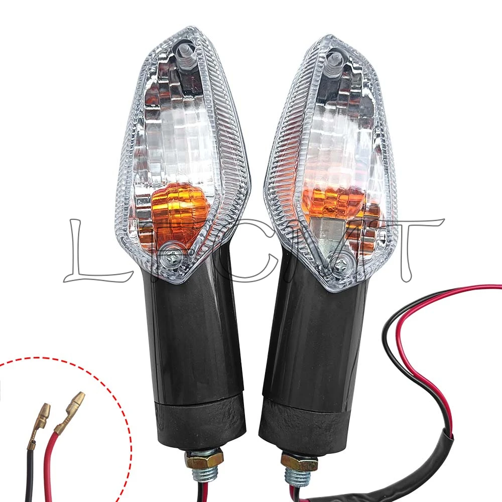 Luz de señal de giro delantera para motocicleta, lámpara intermitente, apta para Honda CBR250R, CBR 250, 250R, CB300F, CBF 125, 150, XR150L