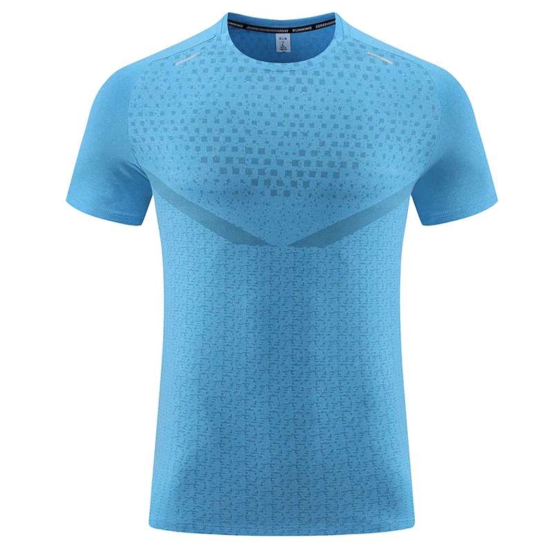 3D Print Gym Shirts Fashion Running Casual Outdoor Jogging Breathable Workout Short Sleeves Nylon Quick Dry Training New Tee