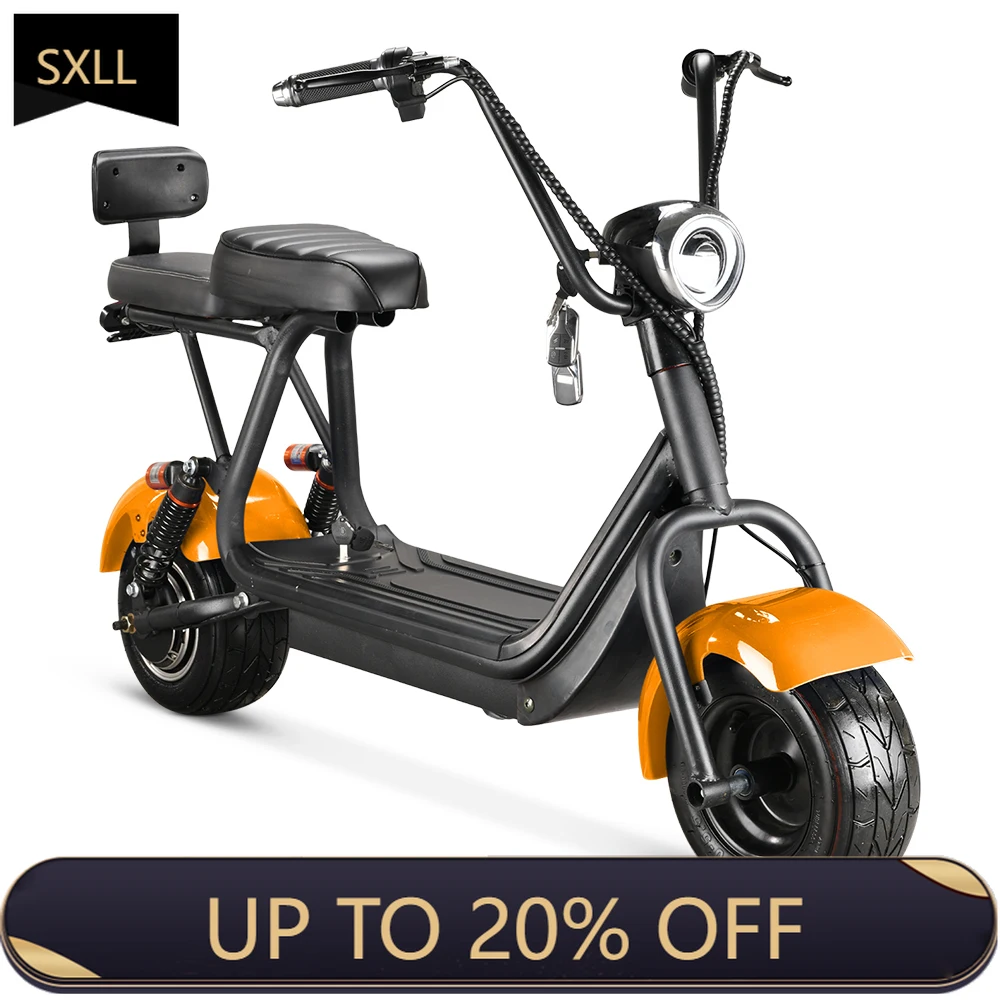 

Электрический мини-мотоцикл SXLL Mini с двумя сиденьями