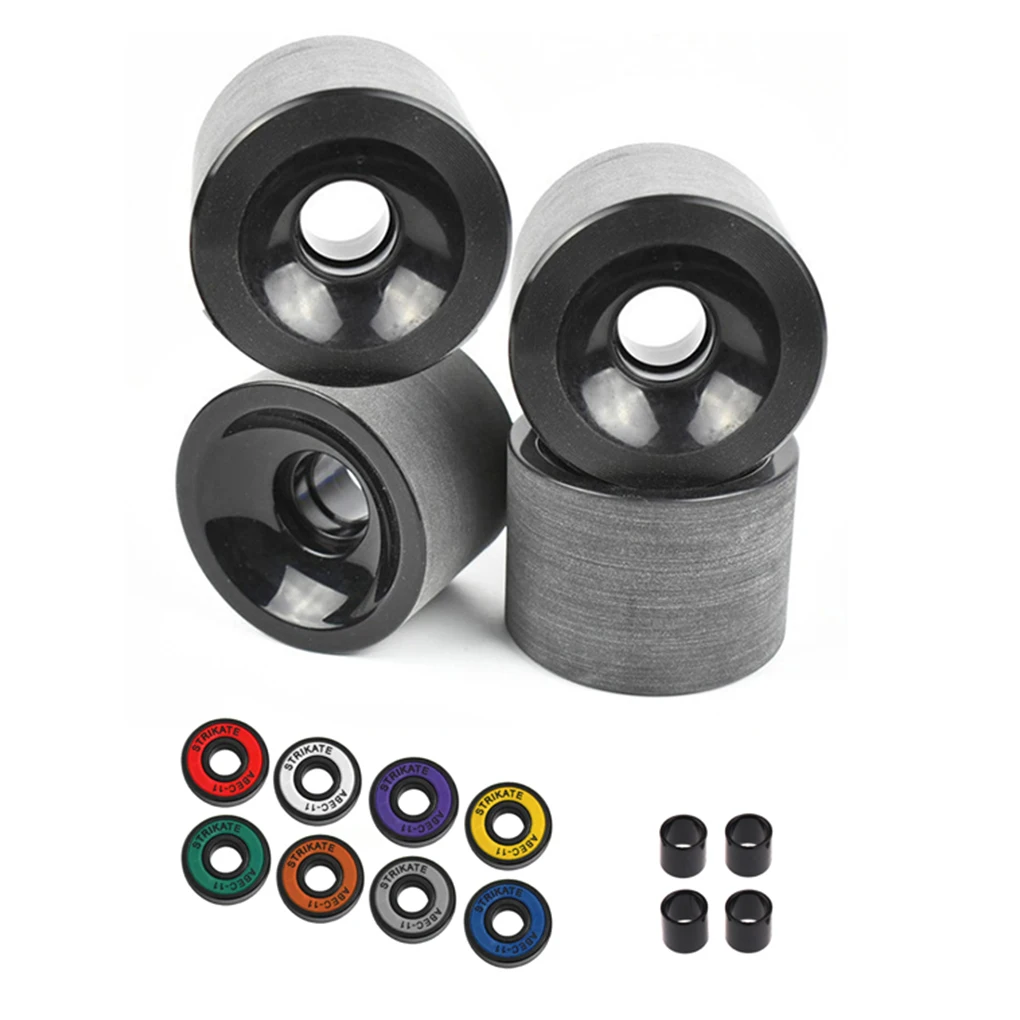 Skateboard Wheel Bearings Longboard Washers Set Outdoor Sports Longboarding