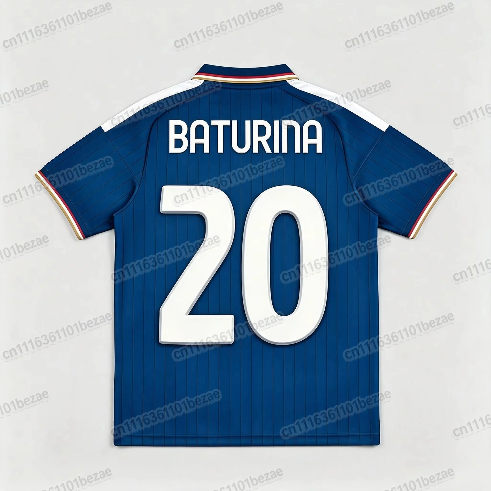 Blue Como 1907 2026_2027 Nico Paz 10 Fußballtrikot Atmungsaktiv Schnelltrocknend Freizeit-Sport-Kurzarm-T-Shirt Familien-Set – Detail 7