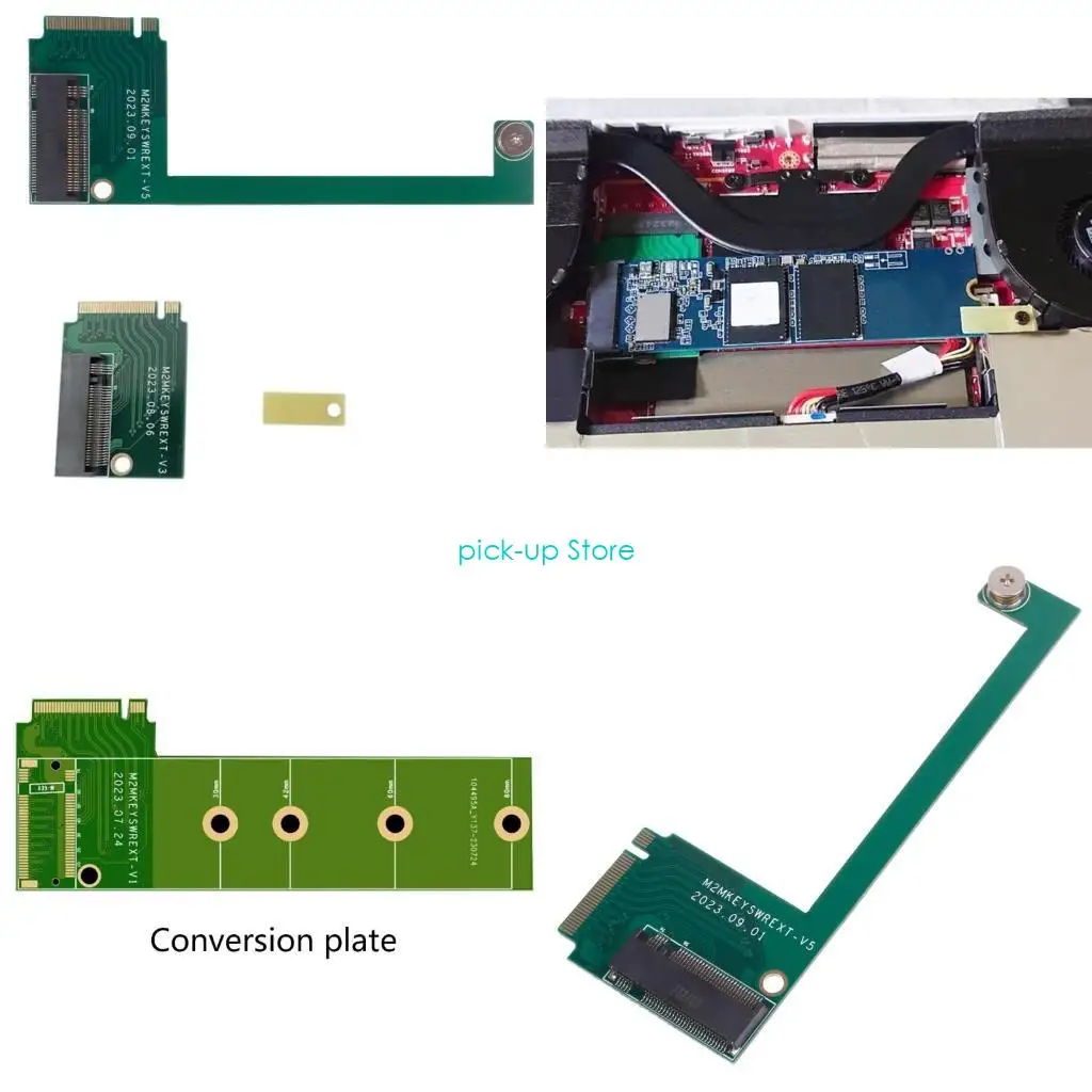 

Q5WA For Rog Ally Handheld Transfer Board PCIE4.0 90 Degrees Transfercard