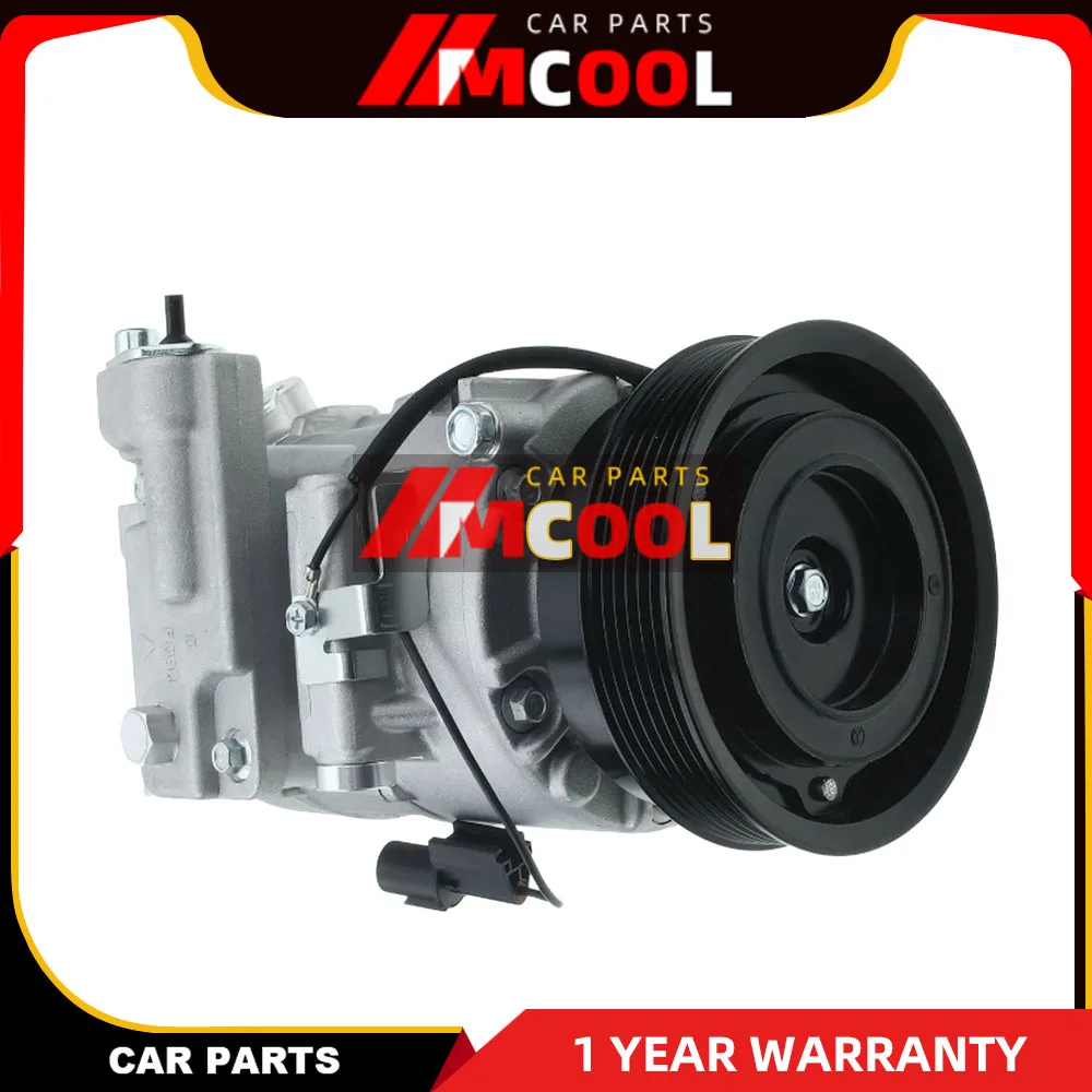 DV13 A/C AC Compressor For 2007-2012 Kia Rondo 2.4L 977011D200 1127026400 140394 CO11223C 6 Grooves