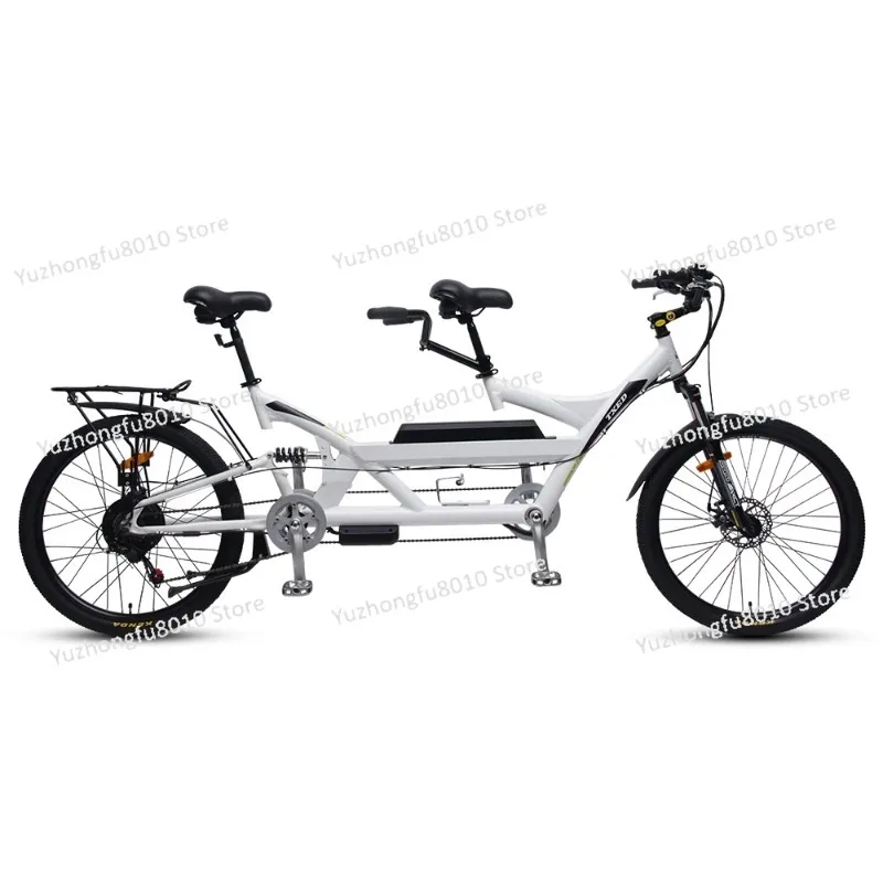 26-Inch Double Saddle Electric Tandem Bike