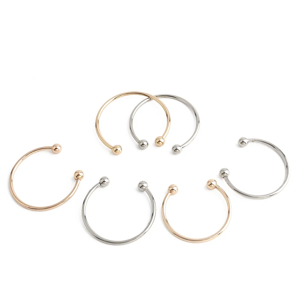 10/30/60PCS Detachable D-Buckle Metal Opening D Ring For Shoulder Bag Belt Strap Swimwear Decor Hat Horseshoe Hook Accessories