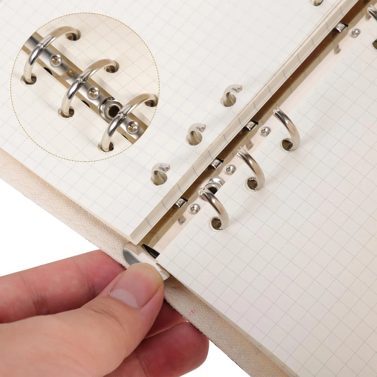 Planner Notepads Size Cotton Linen Cover Japanese Style Money Saving Planner Notebook Organizer Book