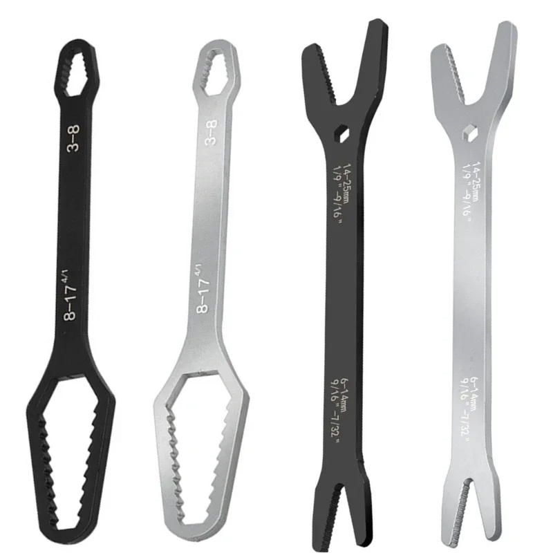 

6-25 мм/3-17 мм ключ Torx двусторонний самозатягивающийся регулируемый гаечный ключ инструмент для наружного домашнего ремонта