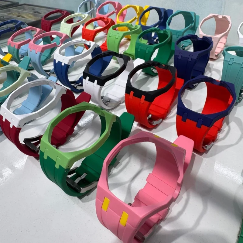 Case+Band for Swatch x AP Royal Pop Pocket Watch Change to Wristwatch Silicone Bracelet Correa All-around Protection Accessories