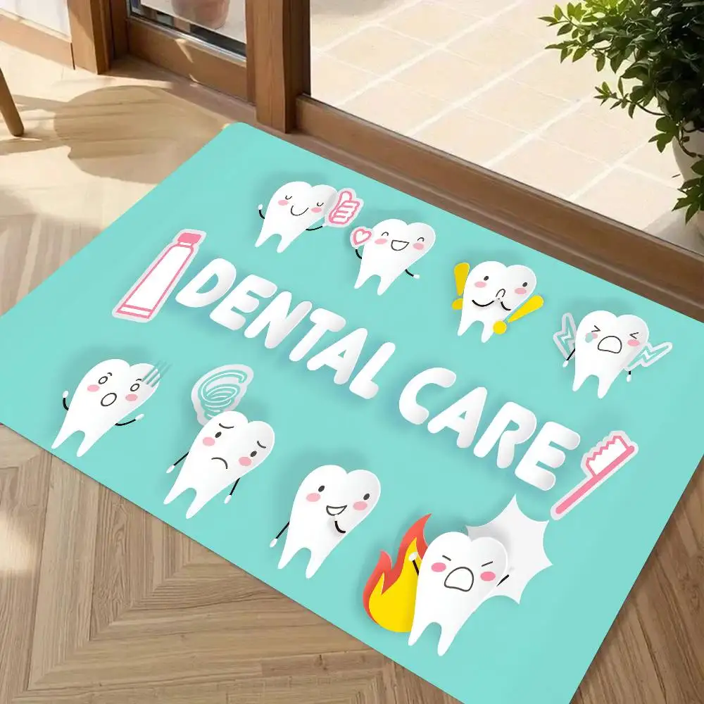 Dental Health Floor Mat Suitable For Living Room Kitchen Bathroom Non-slip Mat Household Foot Mat