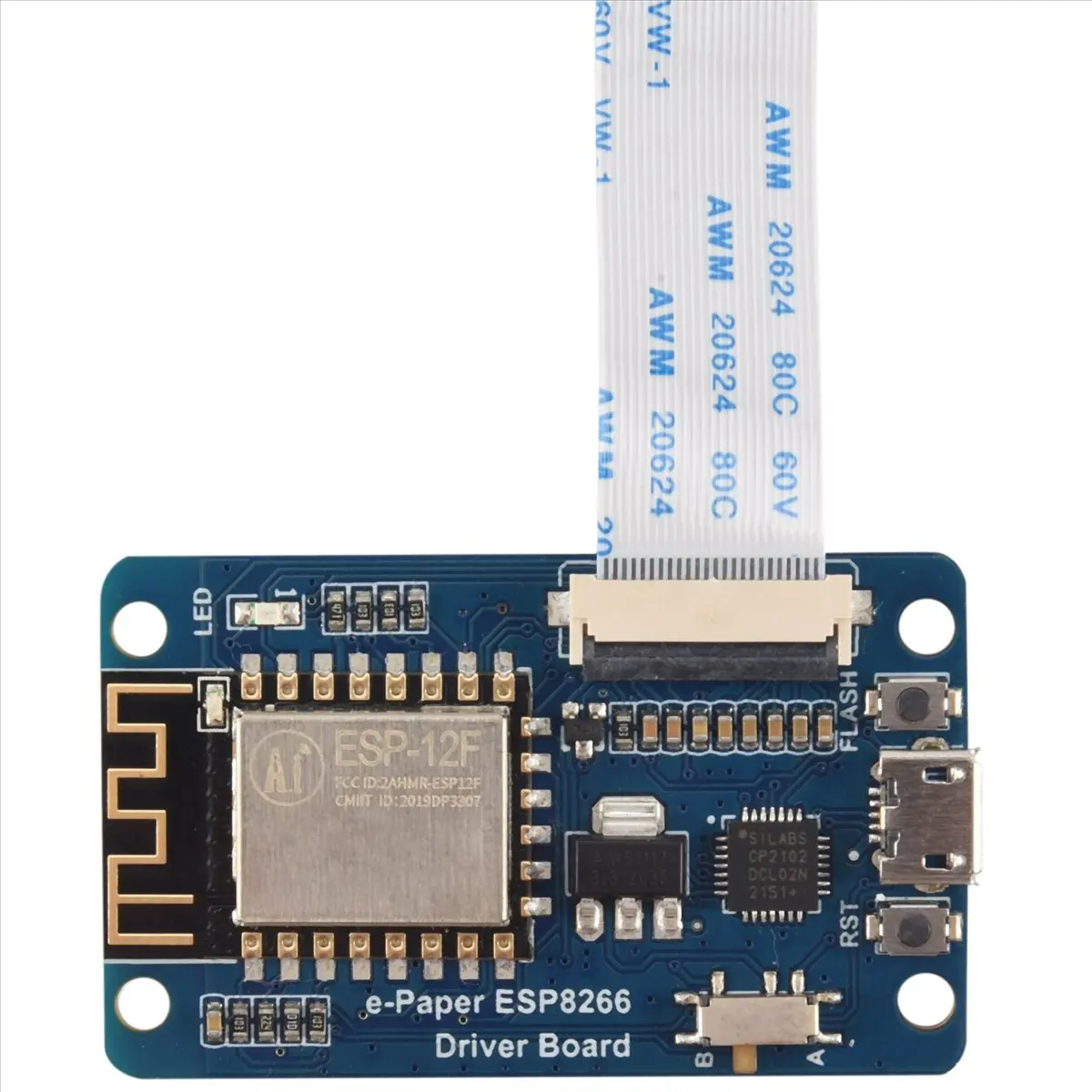 【ELEVATE LIFE】 Universal E-Paper Driver Board with WiFi SoC Supports for All SPI and Interface ABDD