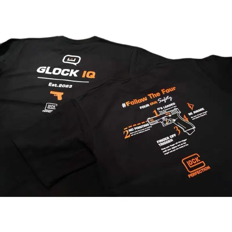 

Cotton short-sleeved summer T-shirt men and women loose American casual all-in-one fashion brand half-sleeved military weapons