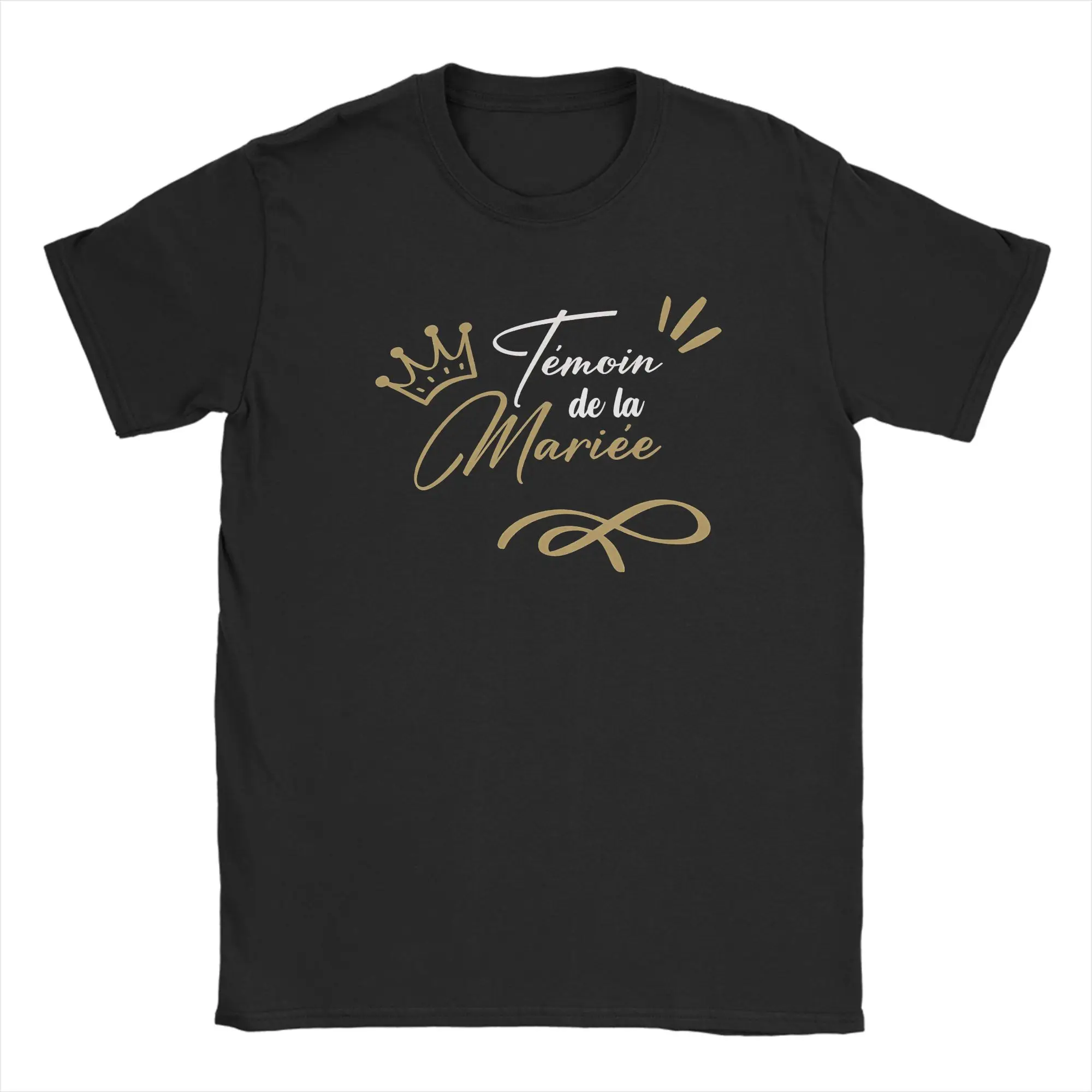 French Evg Team Future Groom Squad Men's T Shirts  Vintage Tee Shirt Short Sleeve Round Neck T-Shirt Cotton New Arrival Clothes