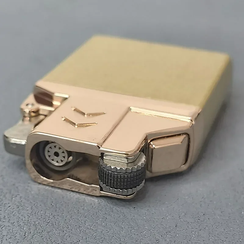 Chief Double Fire Switch Butane Lighter Brass Windproof Movement Gas Inflate Inner Insert Conventional ZP Replace Accessories