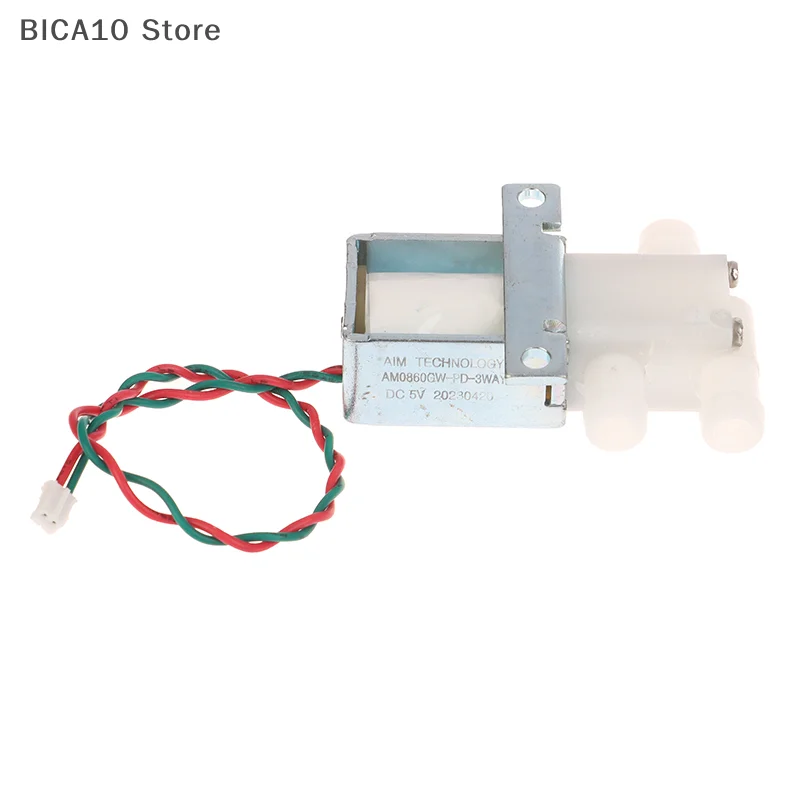 DC 5V / DC 12V 2 posizioni 3 vie piccola mini elettrovalvola elettrica NO/NC Micro Mini valvola elettromagnetica di controllo del flusso d'aria dell'acqua