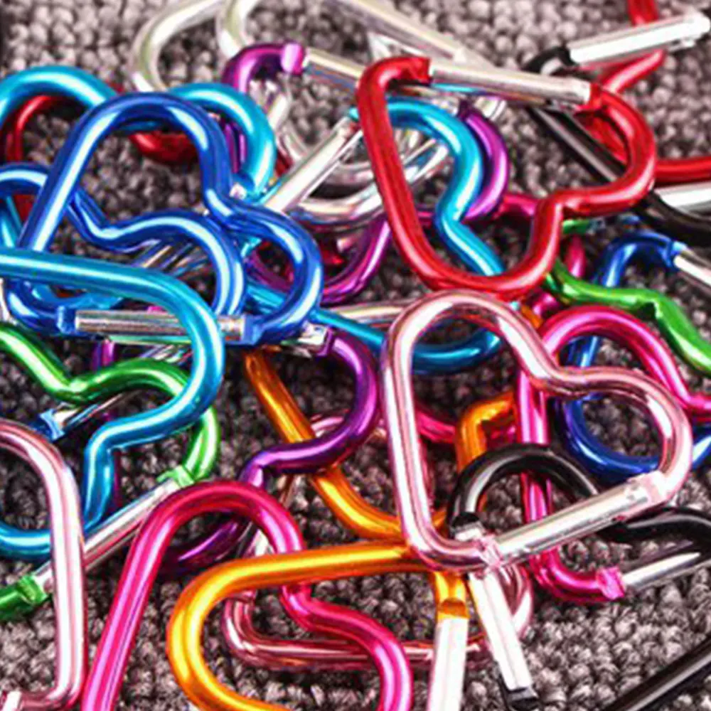 Backpack Keychain Multifunctional Versatile Convenient Stylish Durable Outdoor Tool Camping Equipment Heart-shaped Carabiner