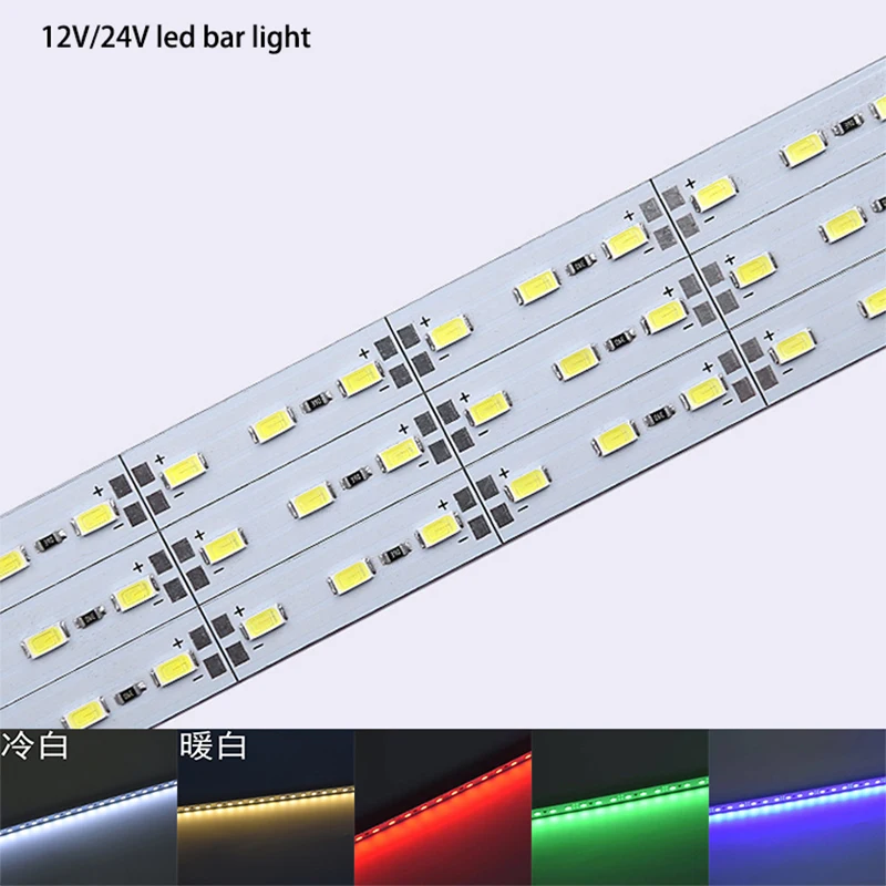 10pcs 5730 LED Bar Lights Hard 12V DC Aluminum Led Strip Light Cabinet Counter Light