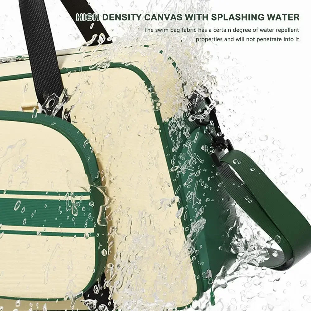 Large Capacity Pickleball Bags Splash-proof with Shoe Compartment Sports Handbag Dry-wet Separation Multi-functional
