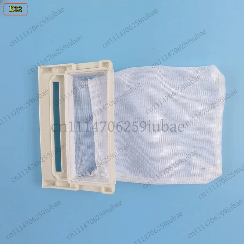 2 Pcs Mesh Filter Bag Replacement Dust Filters Compatible with LG Washing Machine Parts
