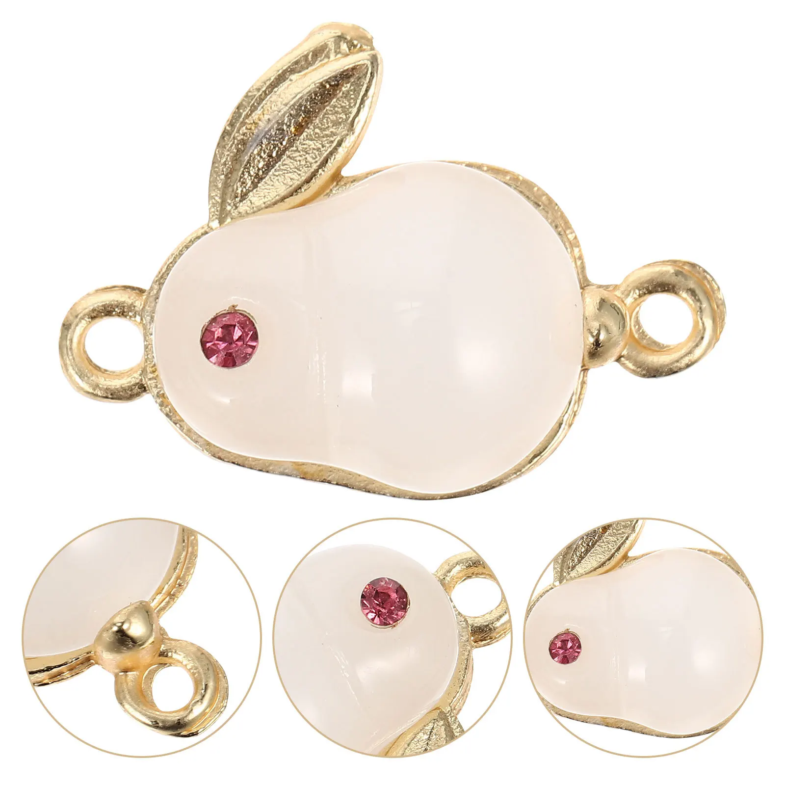 

10Pcs Rabbit Charms Durable Alloy Necklace Pendants DIY Jewelry Making Accessory Connector Rabbit Charms Necklace Pendants